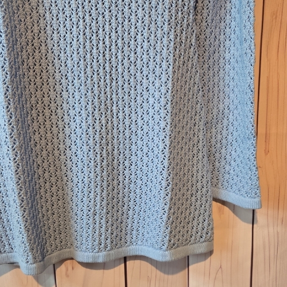 Sabo Sky Blue Crochet Nara Mini Dress Size XL Aus 14 USA 10 - Picture 4 of 9